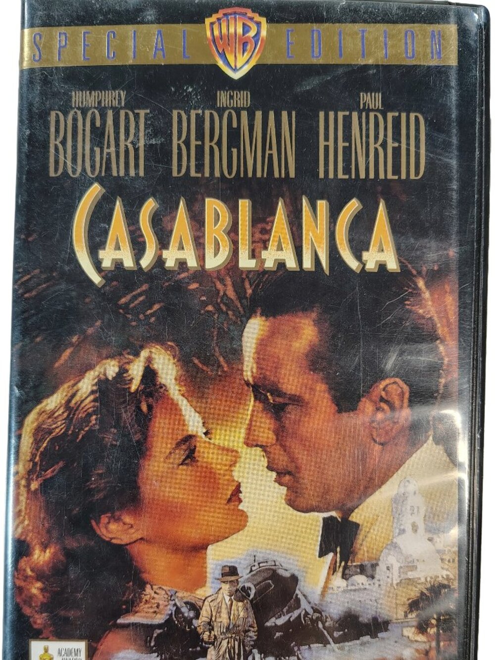 (1942) Casablanca Rated PG Romance/War VHS Cassette Tape Special Edition